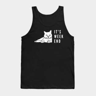 A cat is resting Tank Top
